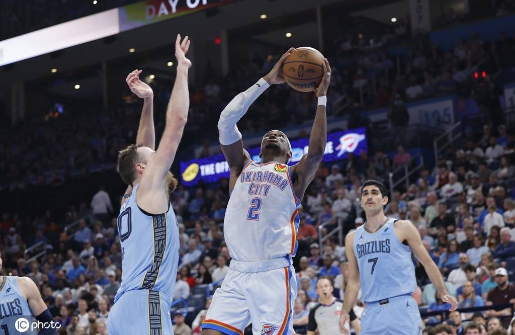 亚历山大37+6JJJ27分 雷霆大胜灰熊豪取8连胜