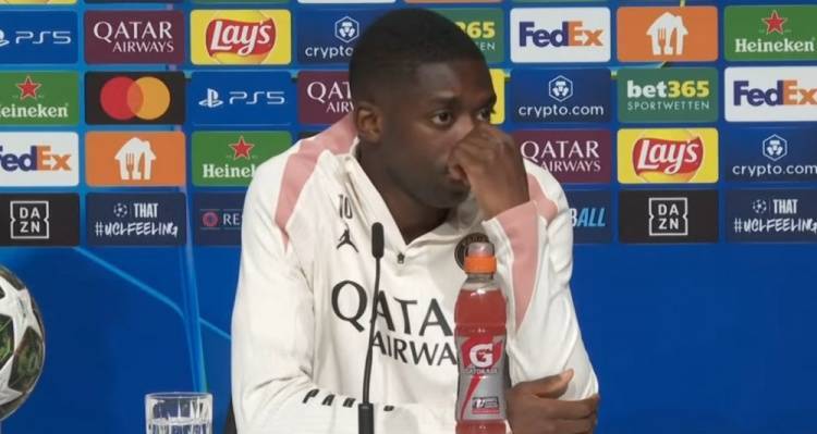 登贝莱：也许有姆巴佩我们会更强 我已经很好地适应了9号位